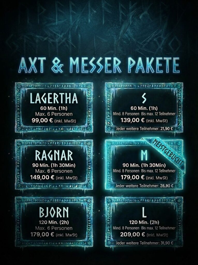 Gruppenangebote Triple Axe